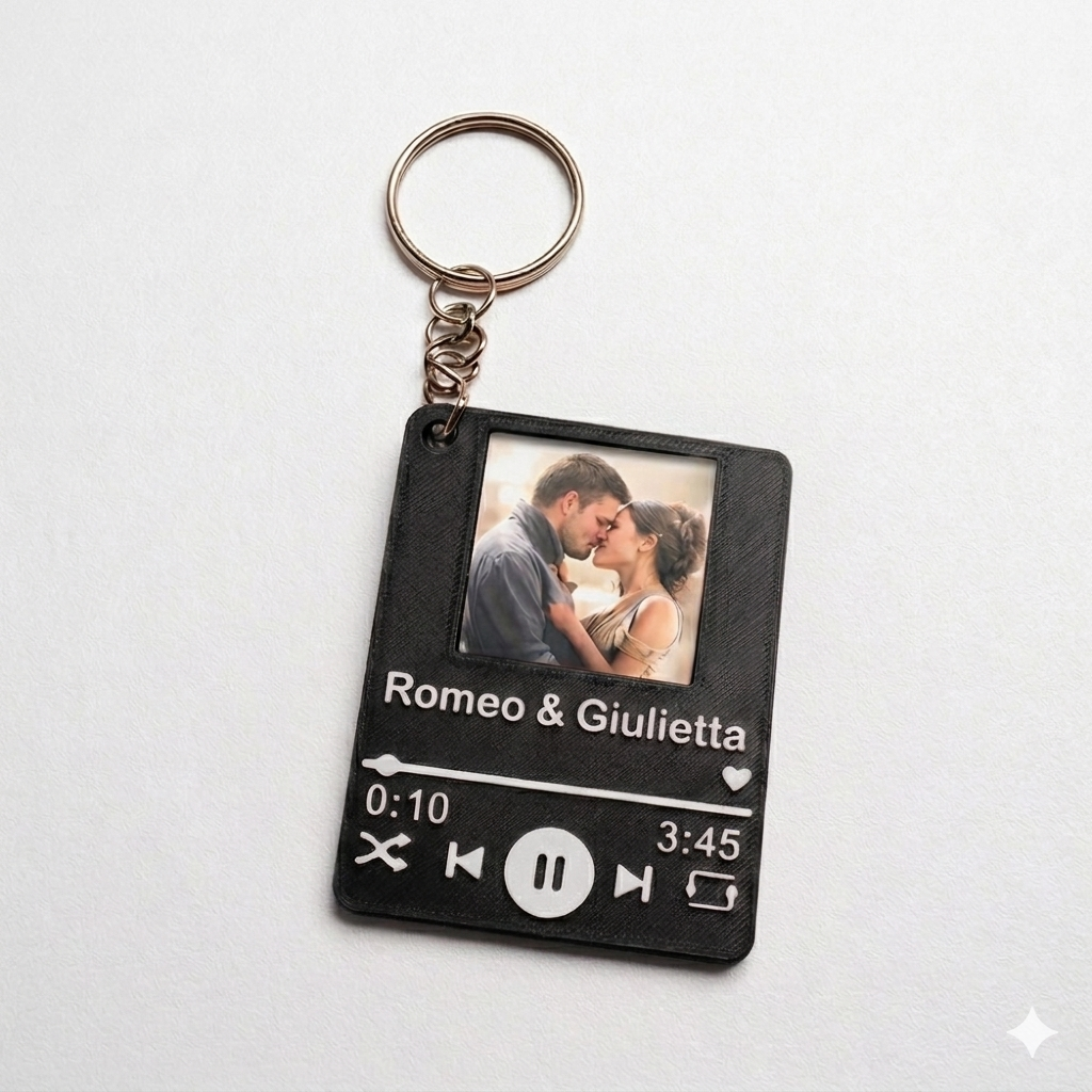 Portachiavi NFC “Il Nostro Ricordo” – Video, Musica & Foto Personalizzata