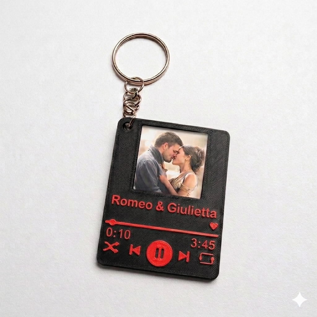 Portachiavi NFC “Il Nostro Ricordo” – Video, Musica & Foto Personalizzata