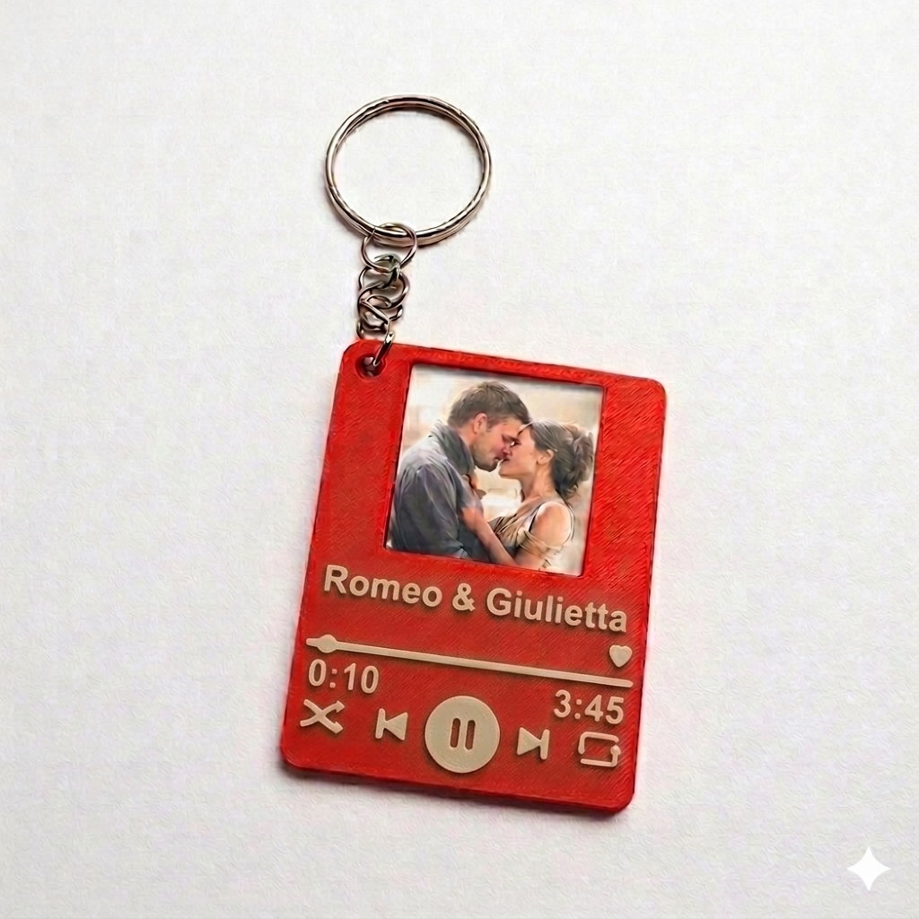 Portachiavi NFC “Il Nostro Ricordo” – Video, Musica & Foto Personalizzata