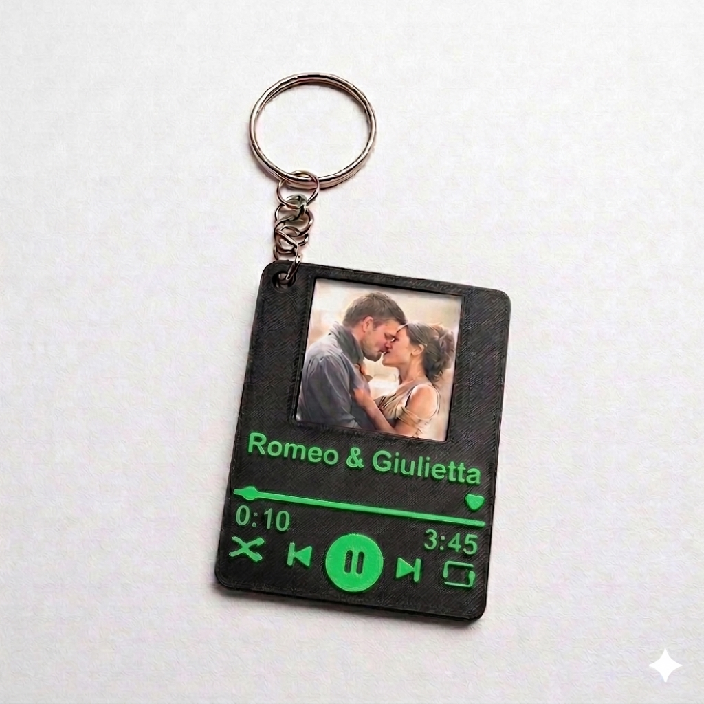 Portachiavi NFC “Il Nostro Ricordo” – Video, Musica & Foto Personalizzata