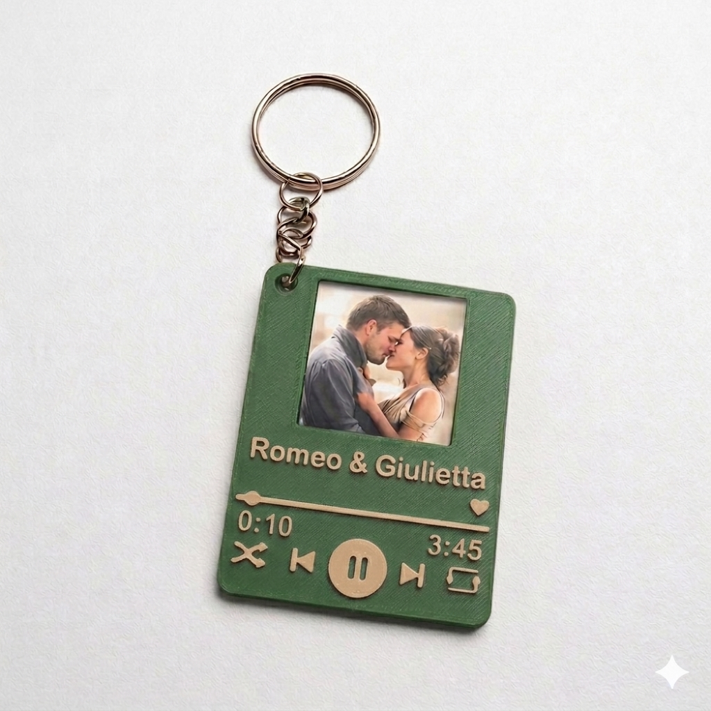 Portachiavi NFC “Il Nostro Ricordo” – Video, Musica & Foto Personalizzata