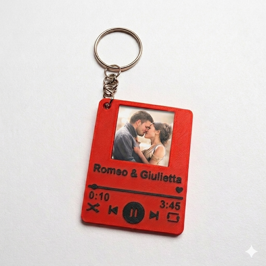 Portachiavi NFC “Il Nostro Ricordo” – Video, Musica & Foto Personalizzata